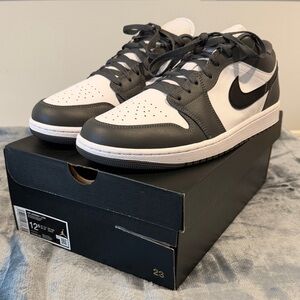 Nike Air Jordan 1 Low Sneakers 553558-152 - Men’s 12.5